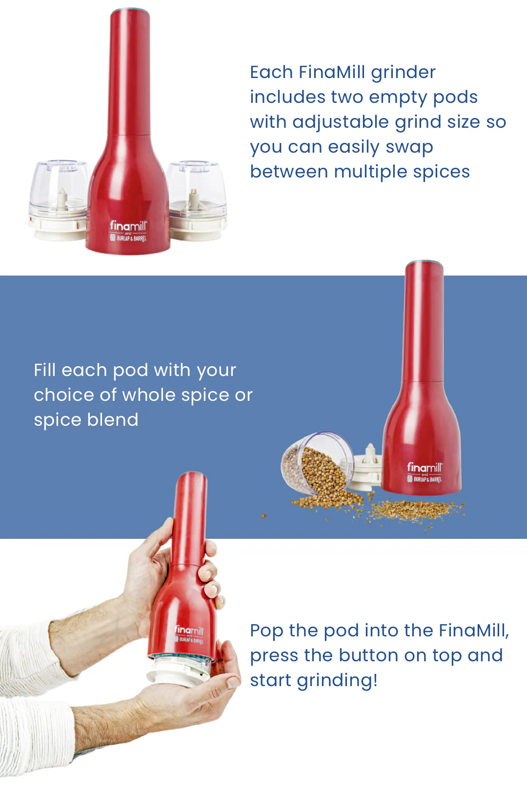 FinaMill Electric Spice Grinder - Image 3